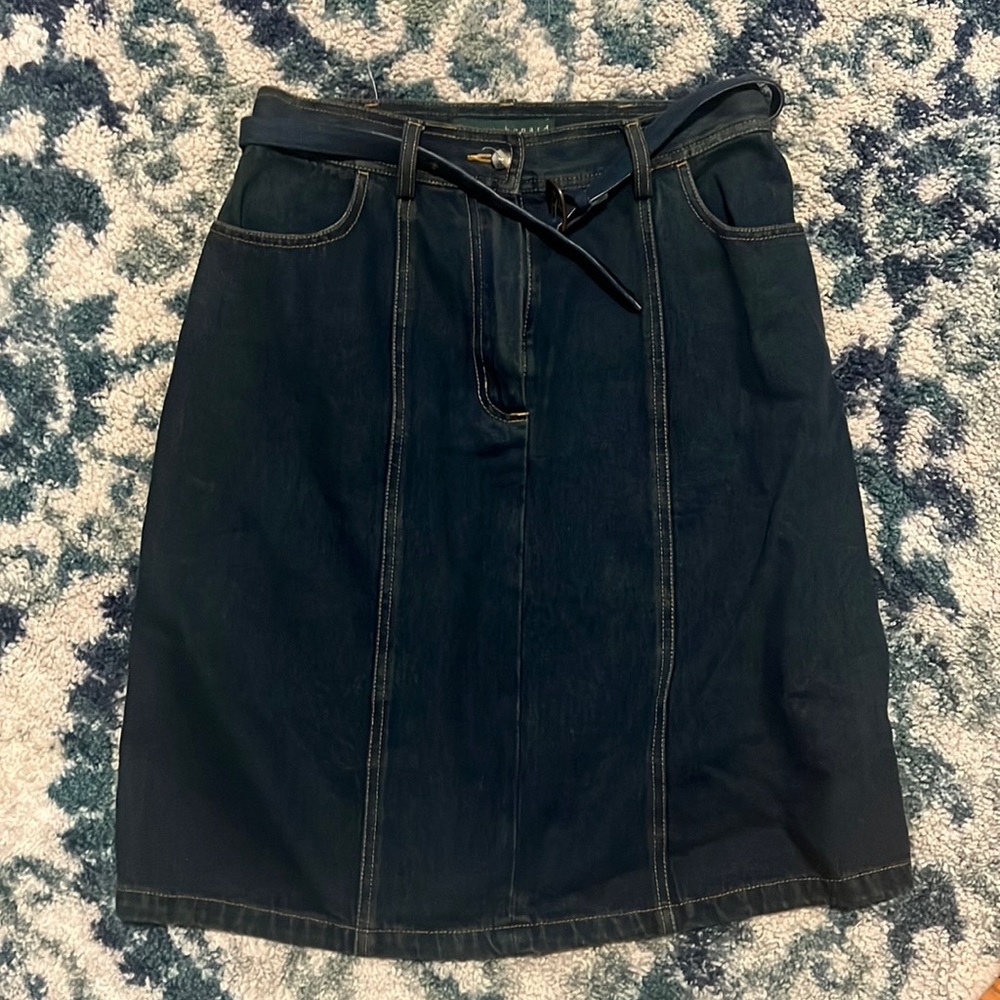 Harve Bernard petite Jean skirt